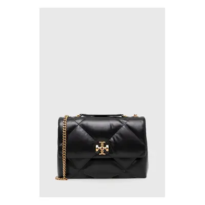 Kožená kabelka Tory Burch Kira Diamond Quilt černá barva, 154704.001