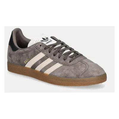 Sneakers boty adidas Originals Gazelle hnědá barva, IH2631