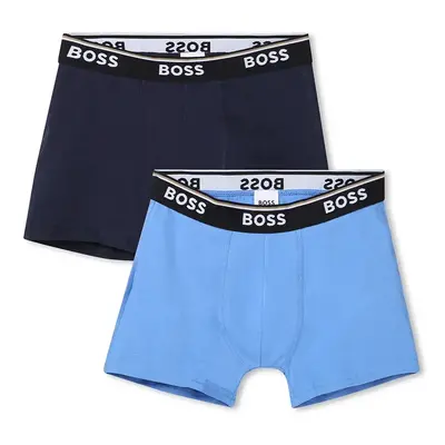 Dětské boxerky BOSS 2-pack modrá barva, J51748