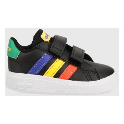 Dětské sneakers boty adidas GRAND COURT 2. CF černá barva