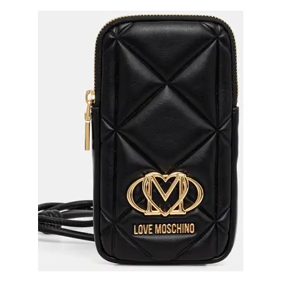 Obal na telefon Love Moschino černá barva, JC5645PP1