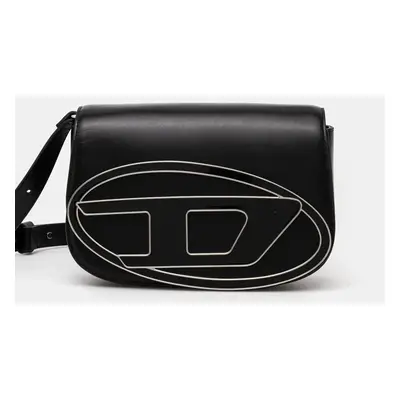 Kožená kabelka Diesel 1DR 1DR M shoulder bag černá barva, X09568.PR818