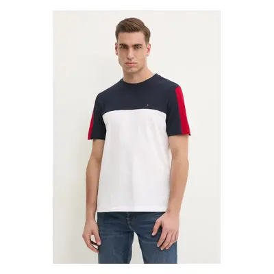 Bavlněné tričko Tommy Hilfiger tmavomodrá barva, MW0MW39170