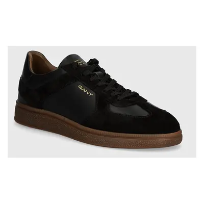 Kožené sneakers boty Gant Cuzmo černá barva, 29631640 G00