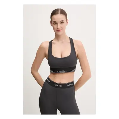 Sportovní podprsenka Calvin Klein Performance černá barva, LVGWS5K138