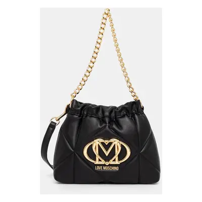 Kabelka Love Moschino černá barva, JC4042PP1