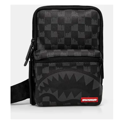 Ledvinka Sprayground šedá barva, 910B6855NSZ