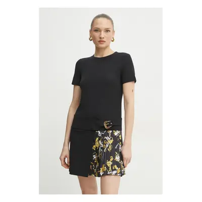 Šaty Versace Jeans Couture černá barva, mini, 78HAO916 N0356