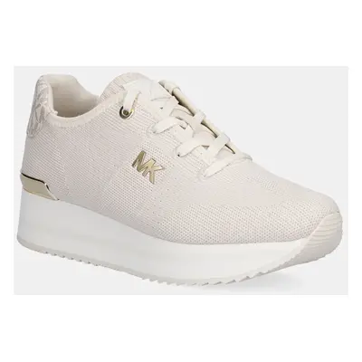 Sneakers boty MICHAEL Michael Kors Monique béžová barva, 43F2MQFSAD.141