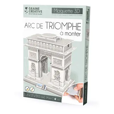 3D puzzle Graine Creative Maquette Arc De Triomphe 54 dílků