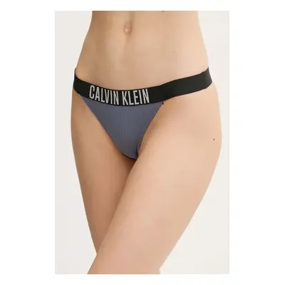 Plavkové kalhotky Calvin Klein modrá barva, KW0KW02753