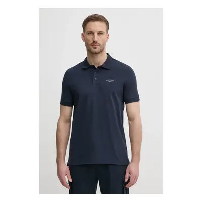 Polo tričko Aeronautica Militare tmavomodrá barva, s aplikací, PO1843P191