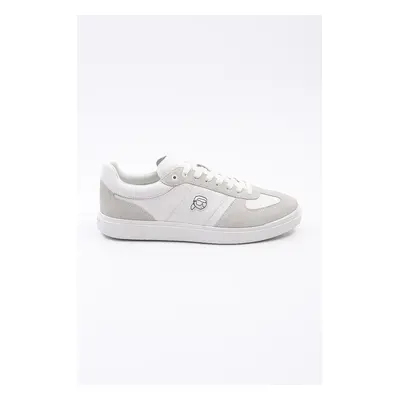 Kožené sneakers boty Karl Lagerfeld ATLAS NFT bílá barva, KL51831