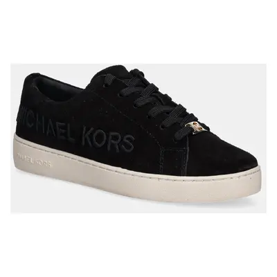 Semišové sneakers boty MICHAEL Michael Kors Keaton černá barva, 43R5KEFS1S.001