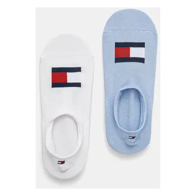 Ponožky Tommy Hilfiger 2-pack modrá barva