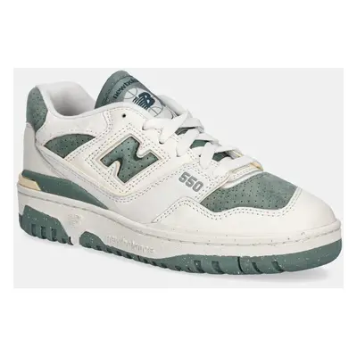 Kožené sneakers boty New Balance BBW550PE béžová barva, BBW550PE