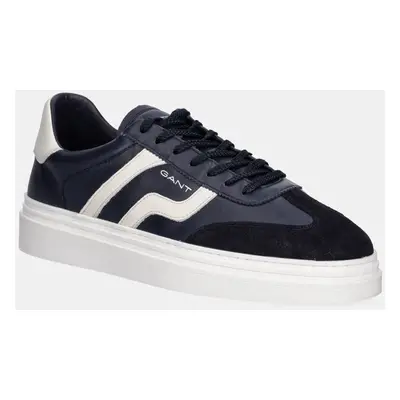 Kožené sneakers boty Gant Cuzmoon tmavomodrá barva, 30633968.G692