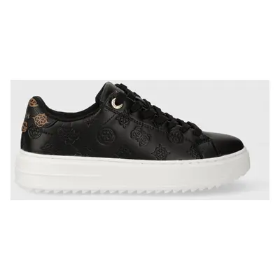 Sneakers boty Guess DENESA4 černá barva, FLPDS4 FAL12