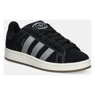 Semišové sneakers boty adidas Originals Campus 00s černá barva, JR8173