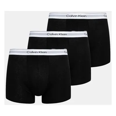 Boxerky Calvin Klein Underwear 3-pack pánské, černá barva, LV00NB4394