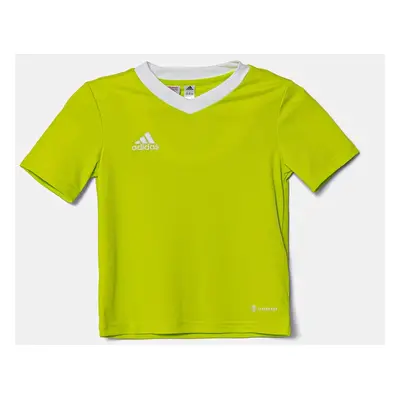 Dětské tričko adidas Performance zelená barva, s aplikací, HC5079