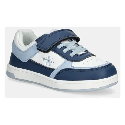 Dětské sneakers boty Calvin Klein Jeans modrá barva, V1X9-82078