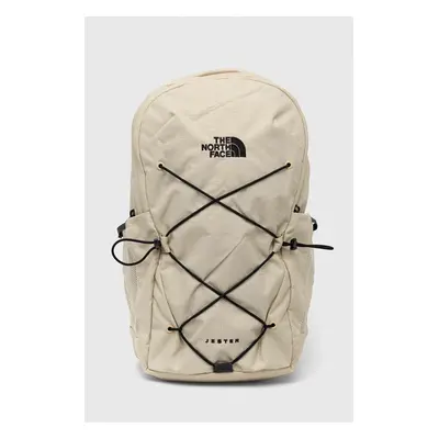 Batoh The North Face dámský, béžová barva, velký, hladký, NF0A3VXG4D51