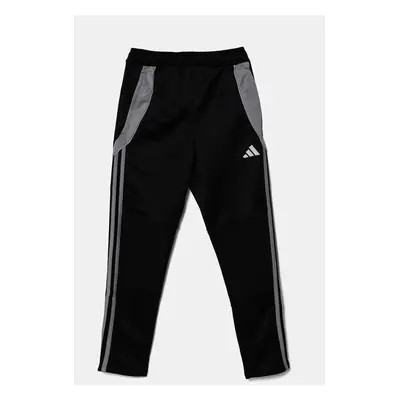 Dětské tepláky adidas Performance černá barva, s aplikací, IM9975