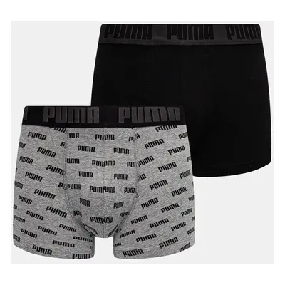 Boxerky Puma 2-pack pánské, černá barva, 938324