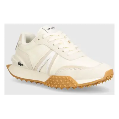 Sneakers boty Lacoste L-Spin Deluxe Leather béžová barva, 47SFA0102