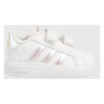 Dětské sneakers boty adidas GRAND COURT 2. bílá barva