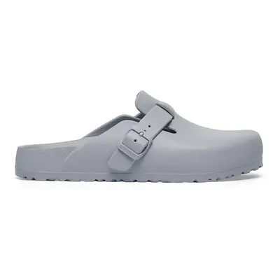 Pantofle Birkenstock Boston EVA pánské, stříbrná barva, 1027621