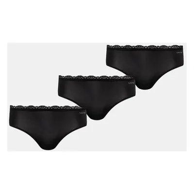 Kalhotky Calvin Klein Underwear 3-pack černá barva, LV00QD5302