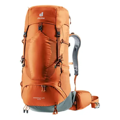 Batoh Deuter Aircontact Lite 40 + 10 oranžová barva, velký, vzorovaný, 334012393190