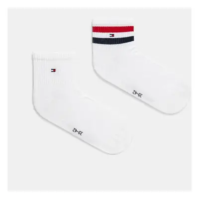 Ponožky Tommy Hilfiger 2-pack pánské, bílá barva, 701232937