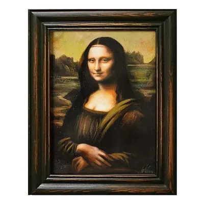 Olejomalba v rámu Leonardo Da Vinci, Mona Lisa