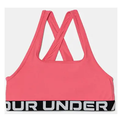 Dětská podprsenka Under Armour Crossback Bra růžová barva, 1390066