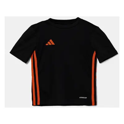 Dětské tričko adidas Performance černá barva, s aplikací, JJ1156