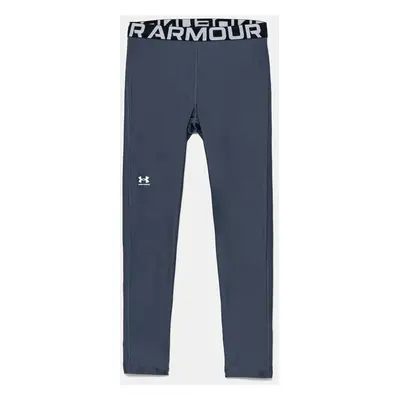 Dětské legíny Under Armour HG Legging modrá barva, hladké, 1390069