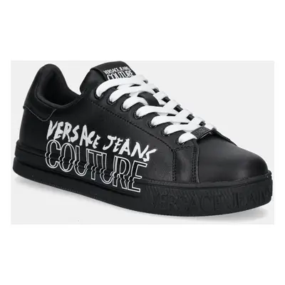 Sneakers boty Versace Jeans Couture černá barva, 78YA3SKC ZPB03 899