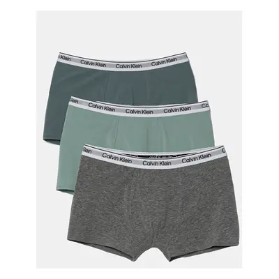 Dětské boxerky Calvin Klein Underwear 3-pack šedá barva, B70B700507