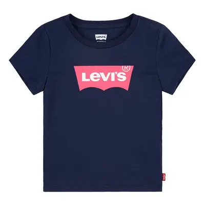 Dětské bavlněné tričko Levi's BATWING TEE tmavomodrá barva, 4EK825