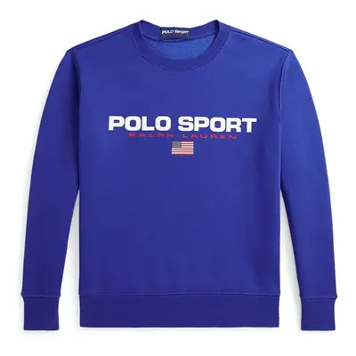 Dětská mikina Polo Ralph Lauren modrá barva, s potiskem, 323962110005