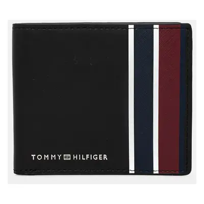 Peněženka Tommy Hilfiger černá barva, AM0AM12779