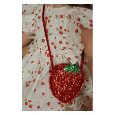 Dětská kabelka Konges Sløjd TUT STRAWBERRY SHOULDER BAG červená barva, KS102388