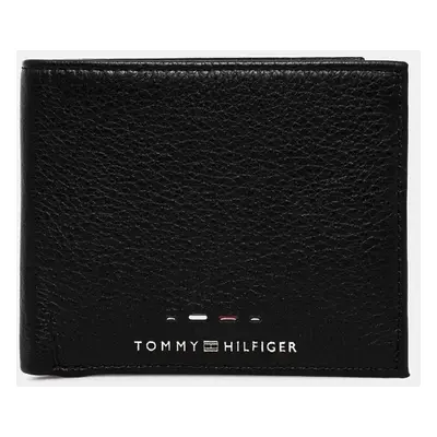 Peněženka Tommy Hilfiger černá barva, AM0AM12781