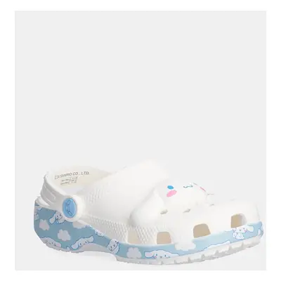 Dětské pantofle Crocs CLASSIC CINNAMOROLL CLOG bílá barva, 210344