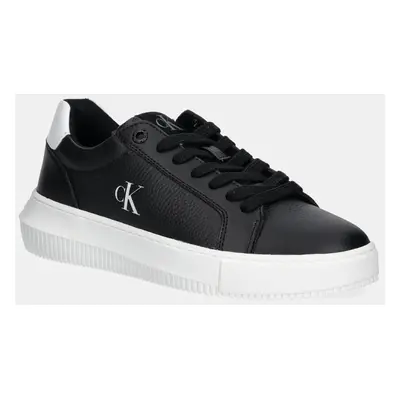 Sneakers boty Calvin Klein Jeans CHUNKY CUPSOLE LOW MG černá barva, YW0YW01769