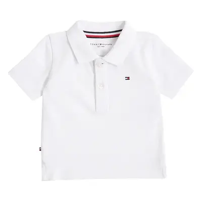 Dětské polo tričko Tommy Hilfiger bílá barva, KN0KN02030