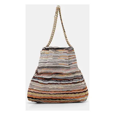 Kabelka Missoni Drawstring Pouch Chain šedá barva, MI10070F